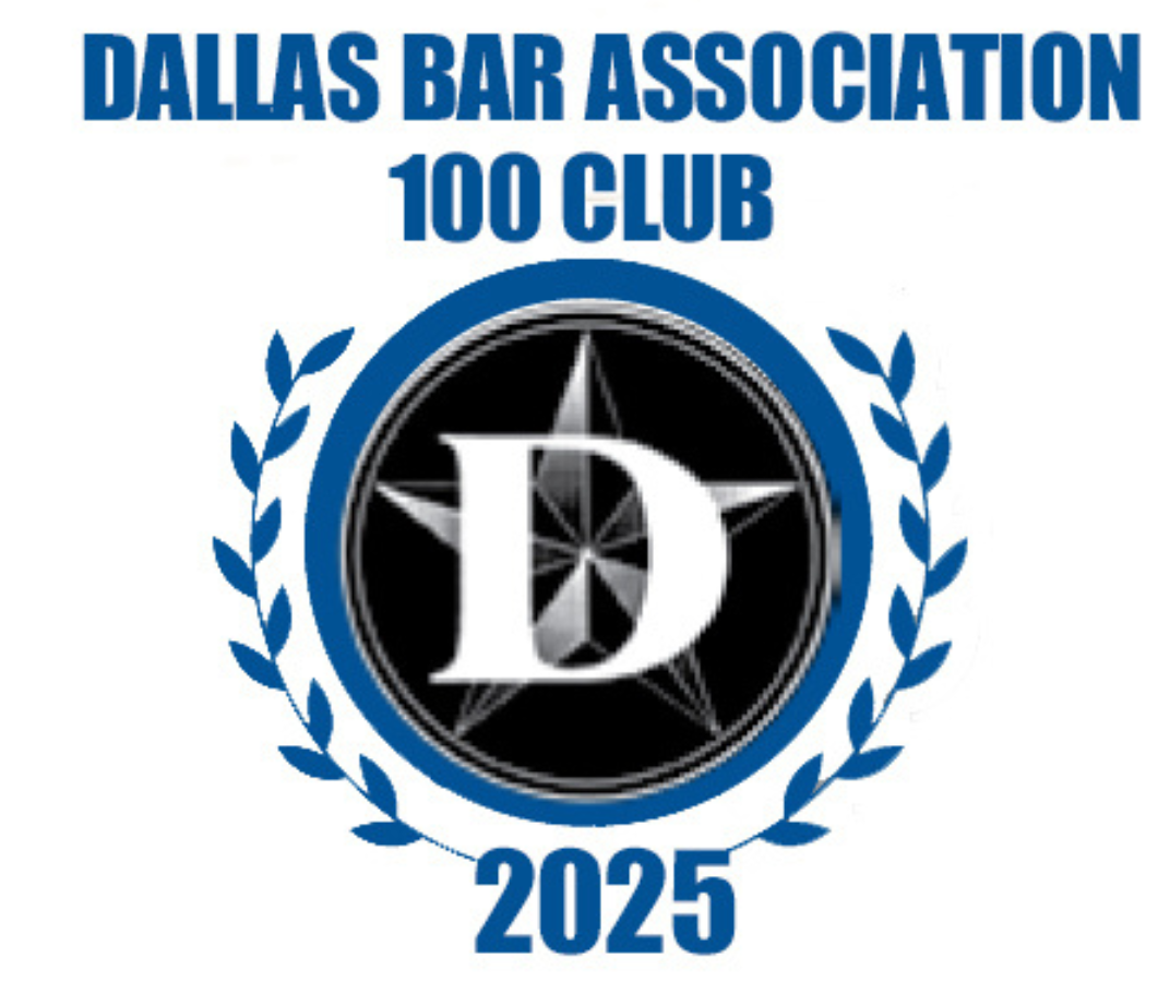 Dallas Bar Association 100 Club 2025 - TCWM Law Firm